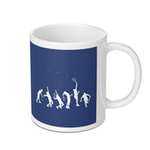 Tennis Evolution Design on White Ceramic Mug product